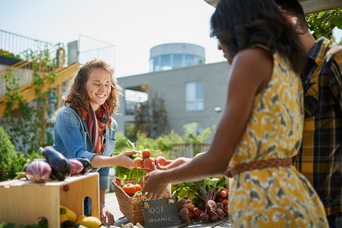 Social Value in action stock image